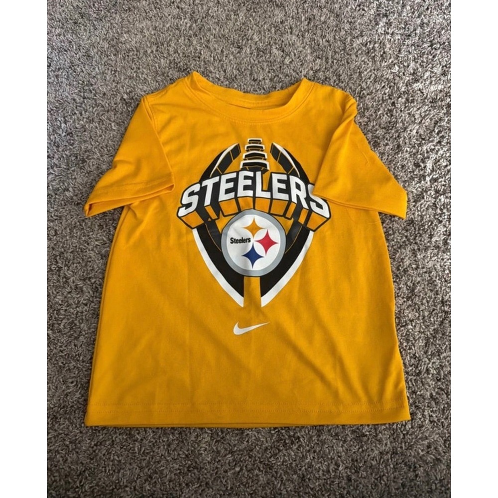 Pittsburgh Steelers 4T Toddler Nike Icon Gold Short Sleeve T-Shirt